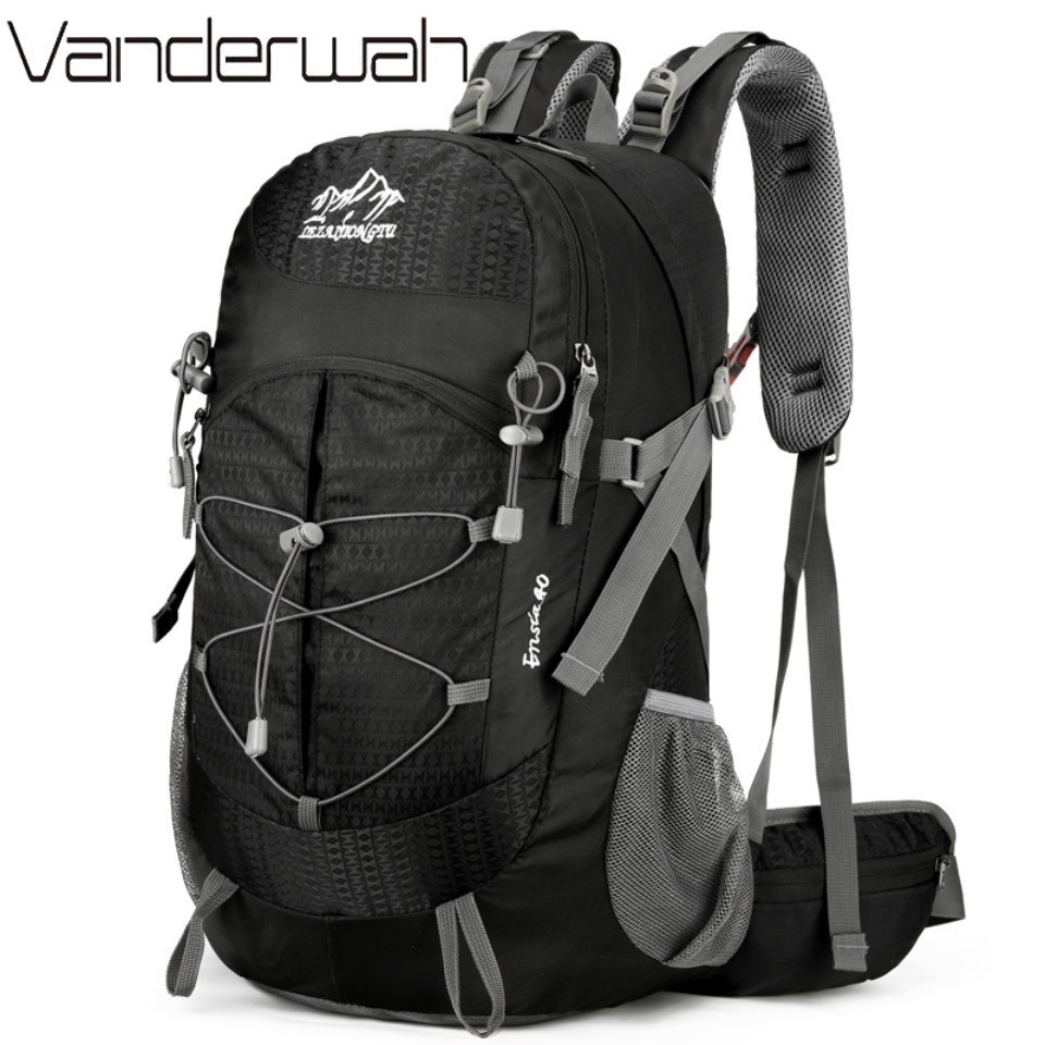 Streetwear Brand Backpack - 40 ลิตรกระเป๋าเป้สะพายหลังสําหรับผู้ชายผู้หญิงกลางแจ้ง Back Pack เยาวชนวันหยุดสุดสัปดาห์เดินป่าตั้งแคมป์ BagpackTeenager
