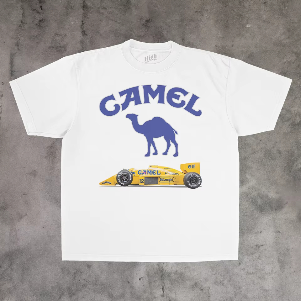 วินเทจเรซซิ่งคลาสสิค คาเมล เทร - Streetwear Brand Vintage บทวิจารณ์และราคา