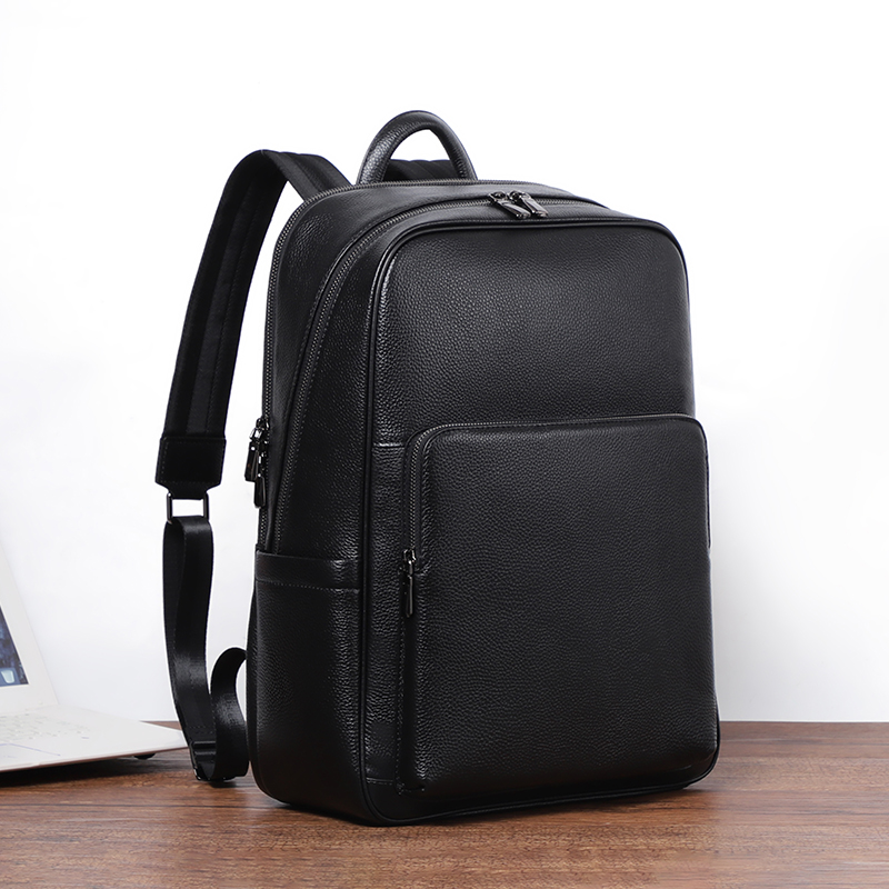 100% วัวแท้หนังผู้ชายกระเป๋าเป - Streetwear Brand Backpack บทวิจารณ์และราคา