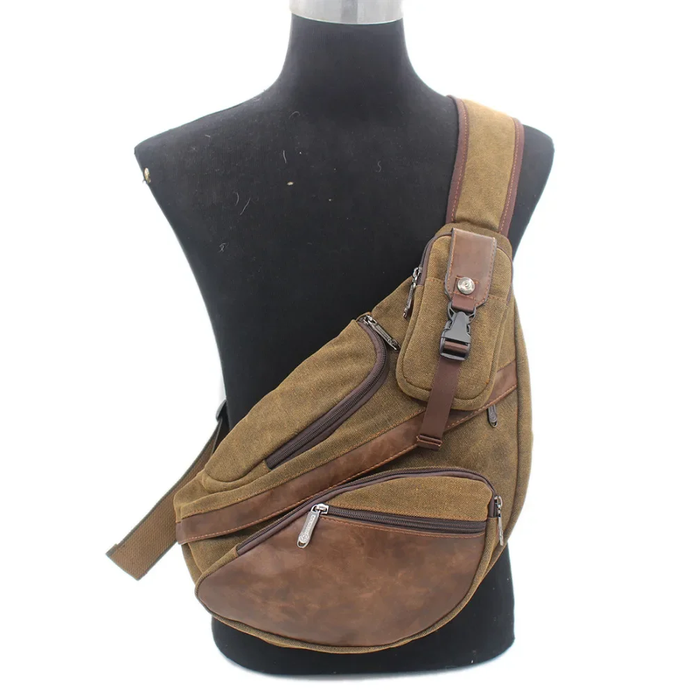 คุณภาพสูงผู้ชายผ้าใบสลิง Daypa - Streetwear Brand Backpack บทวิจารณ์และราคา