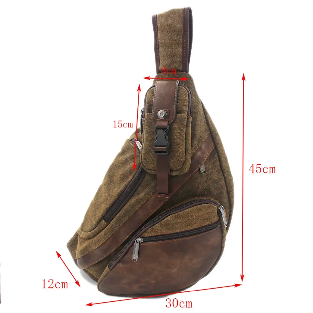 คุณภาพสูงผู้ชายผ้าใบสลิง Daypa - Streetwear Brand Backpack บทวิจารณ์และราคา