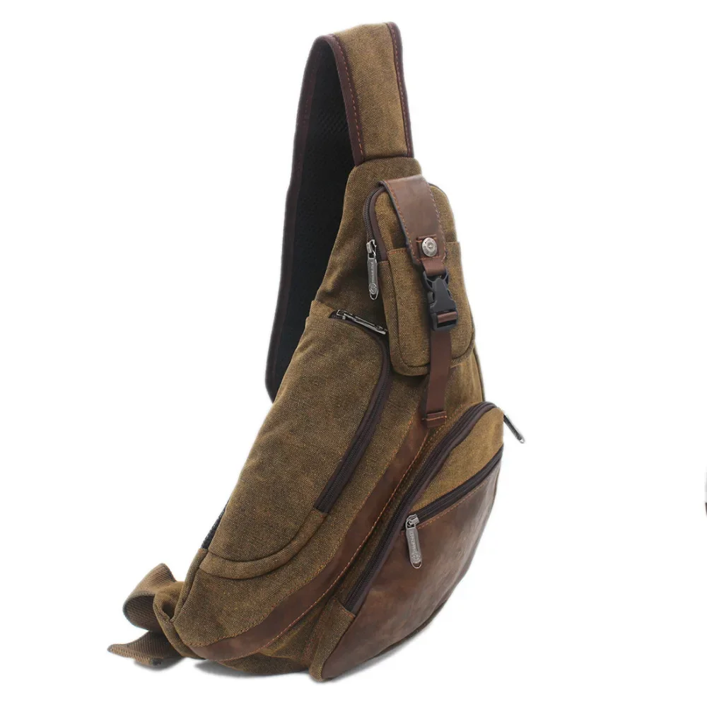 คุณภาพสูงผู้ชายผ้าใบสลิง Daypa - Streetwear Brand Backpack บทวิจารณ์และราคา