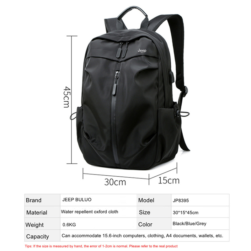 JEEP BULUO ยี่ห้อขนาดใหญ่ความจ - Streetwear Brand Backpack บทวิจารณ์และราคา