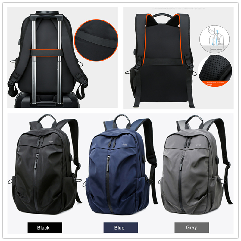 JEEP BULUO ยี่ห้อขนาดใหญ่ความจ - Streetwear Brand Backpack บทวิจารณ์และราคา
