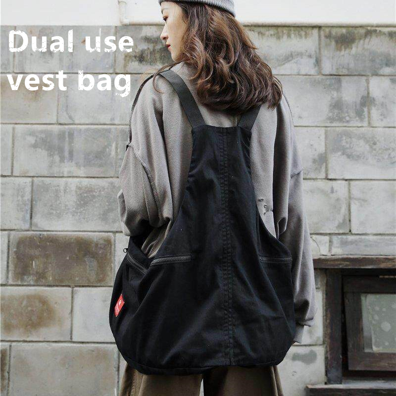 กระเป๋าเป้สะพายหลังแบบใช้คู่ได - Streetwear Brand Backpack บทวิจารณ์และราคา